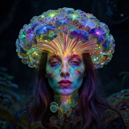psilocybin hallucinations, vivid image, 8 k