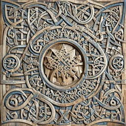 seamless celtic wood texture, wood sculpture, art by James Jean and Wayne Barlowe , high details , cinematic, cgsociety 8k