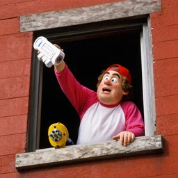 Scott The Woz throwing a Nintendo Wii U out a window
