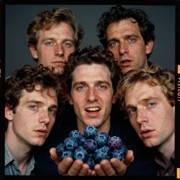 kodak portra 4 0 0, wetplate, 1 9 5 0 s color portrait of a ranting group of people by saul leiter, insanely detailed, insanely intricate, depth of field, blueberry