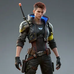 cybepunk game hero trending on artstation unreal engine high details