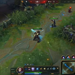 Sniper is farming creeps, Dota 2 Screenshot