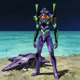a figure stands beside his wrecked spelljammer at the bottom of a dried - up lake in a turquoise desert beneath a starless night sky, evangelion, kyoto animation still, intricately detailed features, digital painting, yoshiyuki sadamoto