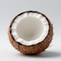 a coconut ((🍕)) made entirely out of 🥥 , 🥥 🍕 hybrid, 4k food photography