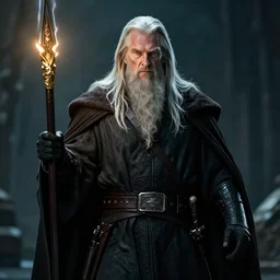 gandalf as a sith lord, dramatic lighting, 4 k, digital art,