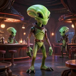 tatoni bar aliens star wars the mos eisley cantina 3 dstudiomax, maya 3 d, unrealengine, 4 k, 8 k, hdr, extreme render, mind - bending reality, hyper detailed, ultra - vivid, wide angle huge scale ice city photo - realistic