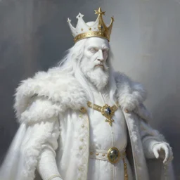 the white king, fantasy painting by wlop, hyperdetailed, trending on artstation