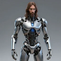 jesus cyborg, highly detailed, octane render, artstation, concept art, smooth, sharp focus, art by artgerm, wlop