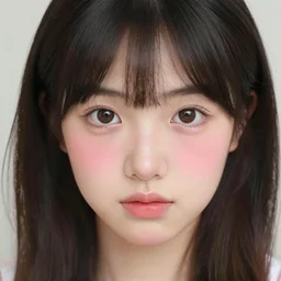 shy blushing cute girl blushed cheeks cute eyes
