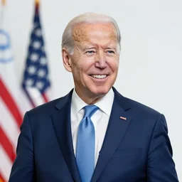 candid portrait of joe biden, smiling to his right, artstation winner by victo ngai, kilian eng and by jake parker vibrant colors, winning - award masterpiece, fantastically gaudy, aesthetic octane render, 8 k hd resolution