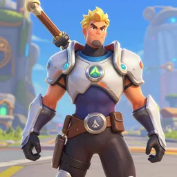 Screenshot of Overwatch with Bogdanoff