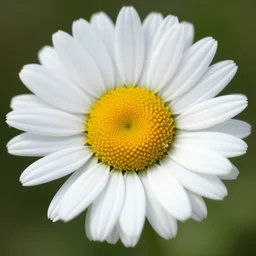 beautiful white daisy art