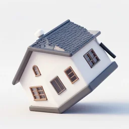 a house rotated 90 degrees