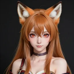 A highly detailed, realistic, professional anime portrait of a beautiful woman with fox ears, by Shinichirou Otsuka, Shingo Adachi, Sakimichan, and Stanley Artgerm Lau, popular isekai anime, trending on artstation, pixiv