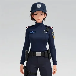 petite female metropolice hl 2, long sleeves, turtleneck, trending on artstation