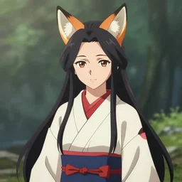 An anime portrait of Ssunbiki as a beautiful woman with fox ears wearing a kimono from Skyrim, by Stanley Artgerm Lau, WLOP, Rossdraws, James Jean, Andrei Riabovitchev, Marc Simonetti, and Sakimichan, trending on artstation