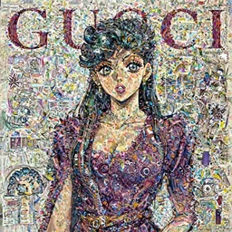 Magazine Cover Anime key visual of a Gucci girl; official media; typography; spring; drawn by Hirohiko Araki; Jojo's Bizarre Adventure; Jojolion, portrait, made by Stanley Artgerm Lau, WLOP, Rossdraws, James Jean, Andrei Riabovitchev, Marc Simonetti, Yoshitaka Amano, ArtStation