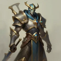 a league of legends concept art of a blitzo from helluva boss, art by cushart krentz and greg rutkowski, elegant, sharp focus, morandi color scheme, fantasy style, illustration, high quality, digital art, hyperrealism, octane render, commission art, 4 k resolution