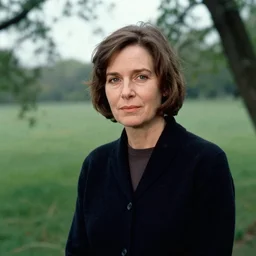 a portrait of a character in a scenic environment by Susan Sontag