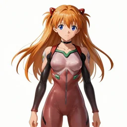 Asuka Langley Soryu from Neon Genesis Evangelion, highly detailed, digital painting, artstation, concept art, smooth, sharp focus, illustration, ArtStation, art by artgerm and greg rutkowski and Hikari Shimoda and Edmund Blair Leighton and Charlie Bowater