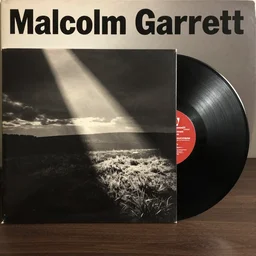 Album cover for an 80s punk LP, by Malcolm Garrett