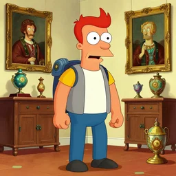 artstation concept of futurama, bright colorful, hyperdetailed, artstation trending, world renowned artists, worth1000.com, historic artworks society, antique renewel, cgsociety, by greg rutkowski, by Gustave Dore, Deviantart