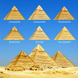 infographic blueprints step by step guide how to build pyramids of egypt