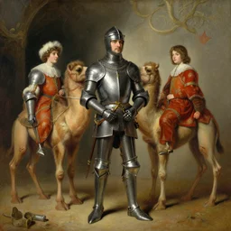 attractive knights in camelot. highly detailed painting by gaston bussiere, craig mullins, j. c. leyendecker
