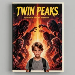 small innocent tom cruise, evil beings loom above him, they reach into his mind, twin peaks poster art, from scene from twin peaks, by michael whelan, artgerm, retro, nostalgic, old fashioned, 1 9 8 0 s teen horror novel cover, book