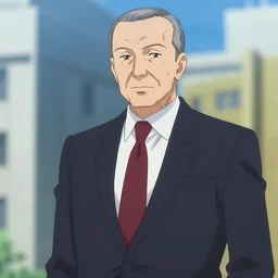Recep Tayyip as an anime character