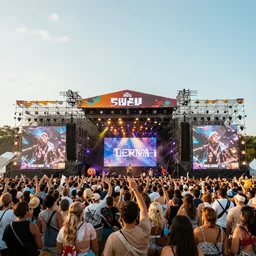 a photo of the biggest summer music festival
