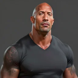 portrait of dwayne johnson, expressive pose, futuristic, highly detailed, digital painting, artstation, concept art, smooth, sharp focus, by quentin tarantino