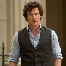 dwayne johnson as detective sherlock holmes, an film still