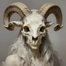 stunning goddess skull devil sheep, portrait, skull, fantasy, intricate, elegant, highly detailed, digital painting, artstation, conceptual art, soft, sharp focus, illustration, art by afshar petros and cushart krenz and demura artem and tony sandoval, fine art