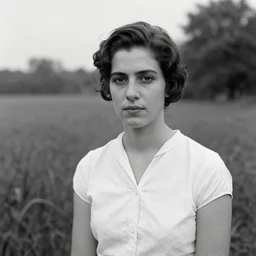 a portrait of a character in a scenic environment by Helen Levitt
