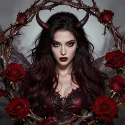 beautiful necromancer surrounded by thorns and roses, attractive face, photo by alexey gurylev, high detail, clear focus, concept art, league of legends, shumolly style, monable, artgerm, greg rutkowski, zeronis, pilen and ruan jia