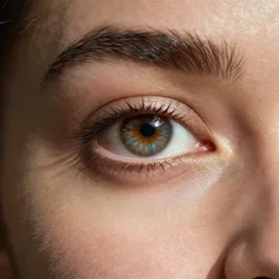 portrait of a stunningly beautiful eye, 👽
