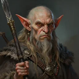 a detailed portrait of a goblin shaman, by victo ngai and greg rutkowski, digital art, realistic painting, very detailed, fantasy, dnd, trending on artstation