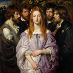 a beautiful painting of mila jovovich by john everett millais and dante gabriel rossetti and john collier and john william waterhouse, preraphaelite, detailed, trending on artstation, hd, masterpiece