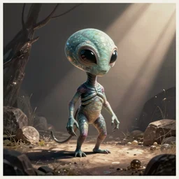 a telekinetic alien creature, adorable and whimsical, fantasy, elegant, digital painting, artstation, concept art, matte, sharp focus, illustration, art by justin gerard