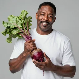 dr dre holding a beet