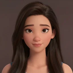 a beautiful young woman as a pixar character, portrait, high quality, 8 k, soft lighting, realistic face, path traced, by frank frazetta, simon bisley, brom