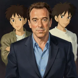 jerry seinfeld, portrait shinkai makoto studio ghibli studio key hideaki anno sakimichan stanley artgerm lau rossdraws james jean marc simonetti elegant highly detailed digital painting artstation pixiv