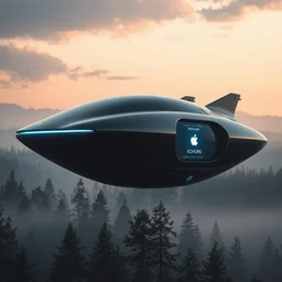 futuristic levitating luxury personal spaceship hovering above rover designed by apple flying over the forest art by greg rutkowski and paul ozzimo, epic fantasy scifi blue light engine ultra realistic volumetric light god rays raytracing unreal engine digital art trending artstation deviantart octane render,