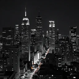 noir digital art city view 4 k pinterest