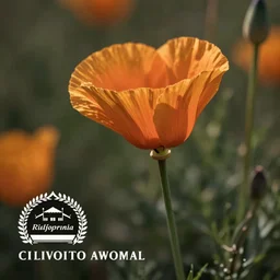 risoprint of california poppy