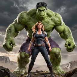 in the style of Jim Lee, Gina Carano as she hulk marvel comics
