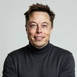 a portrait of elon musk smiling in a turtle neck sweater in the style of vincent van gogh, artistic, colorful, vibrant, art, high fashion