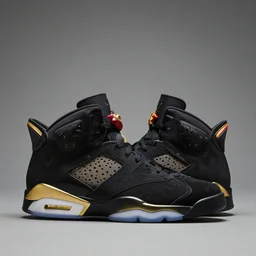 jordan 6 basketball shoes black and gold elite