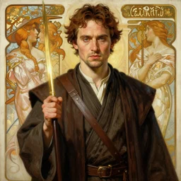 edward cullen as a jedi highly detailed painting by gaston bussiere, craig mullins, j. c. leyendecker, alphonse mucha 8 k